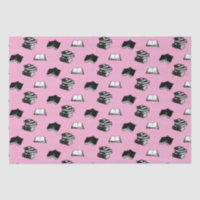 Pink Modern Bookish Bibliophile Book Pattern