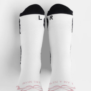 Pink Modern Bows Retro New Mum Baby Girl  Socks