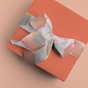 Pink Modern Fringe Satin Ribbon