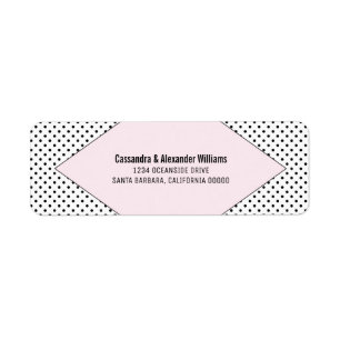 Pink Modern Polka Dots Wedding