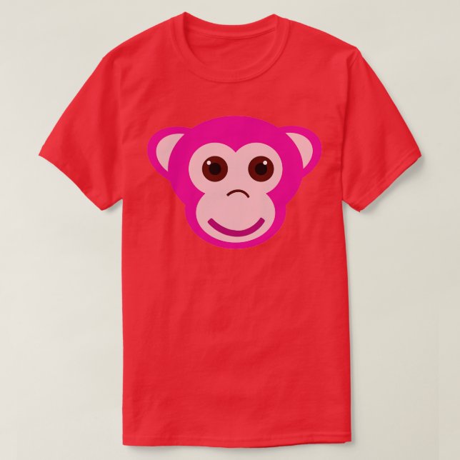 Pink Monkey 1 T-Shirt (Design Front)