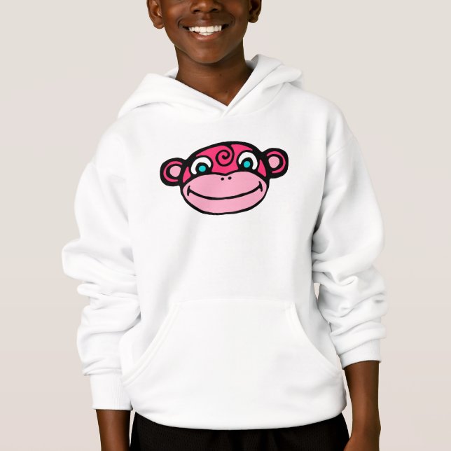Pink Monkey Face Cute (Front)
