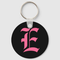 Pink Monogram E