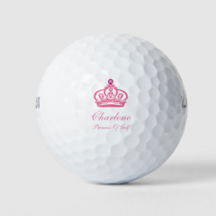 Pink Monogram Golf Balls