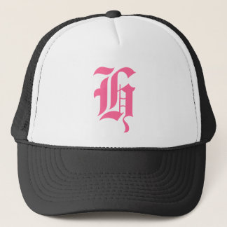 Pink Monogram H Trucker Hat