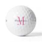 Pink Monogram Initial and Name Personalised Gift