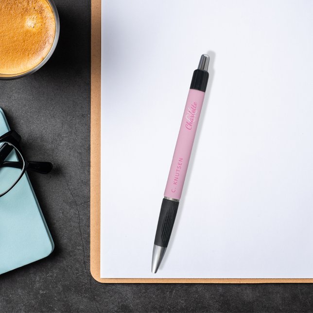 Pink monogram signature name (Creator Uploaded)