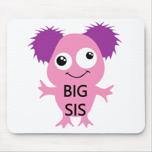 Pink Monster Big Sister Mouse Pad