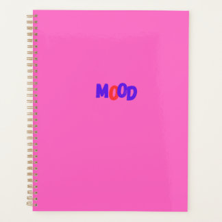 Pink Mood Notebook Planner