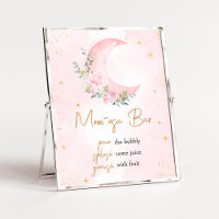 Pink Moon and Stars Baby Shower Mum Osa Bar