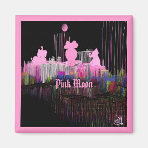Pink Moon Magnet
