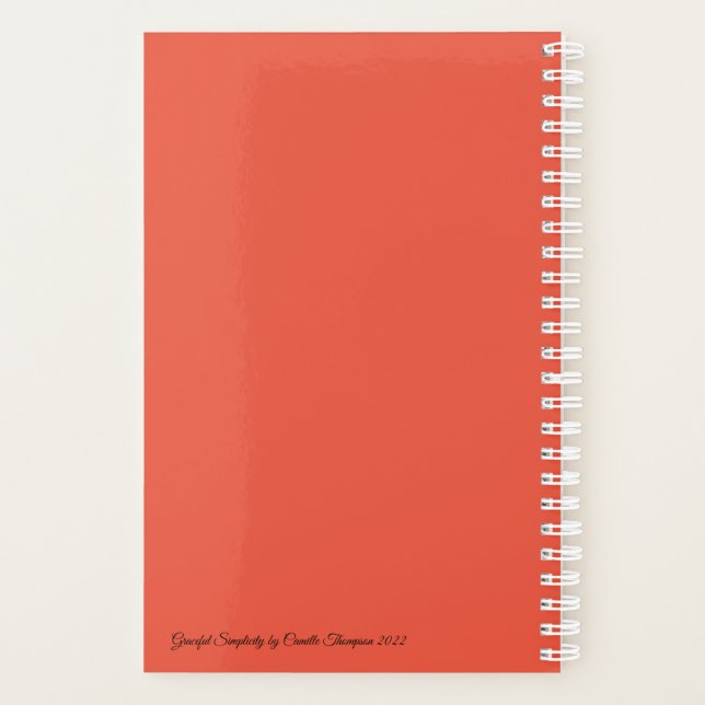 Pink Moon  Planner (Back)