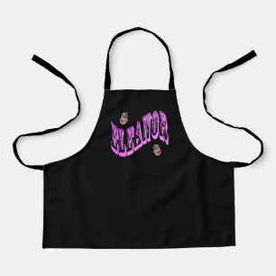 Pink Mosaic Eleanor Name With Cats, Apron