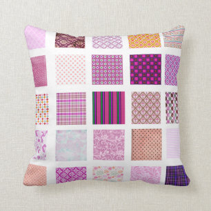 Pink Mosaic pattern Cushion