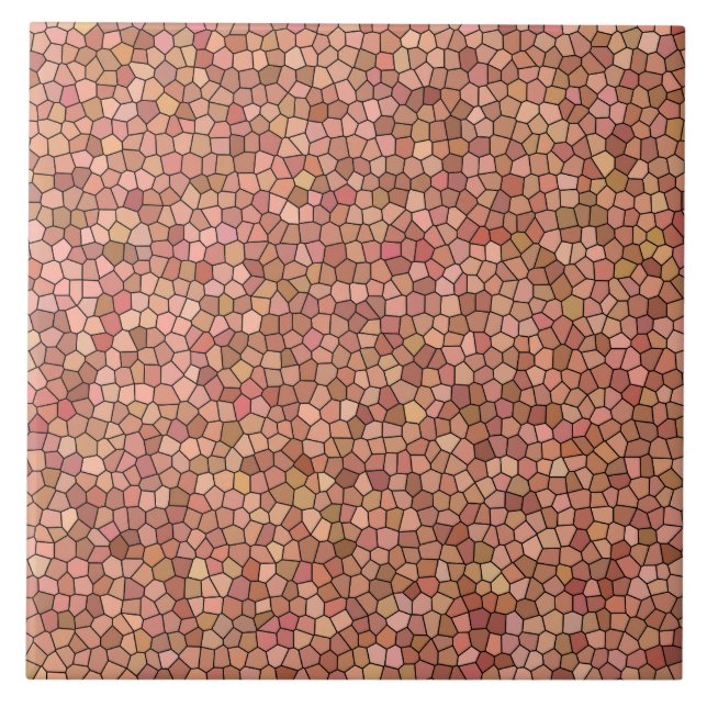 Pink Mosaic Pattern Tile (Front)