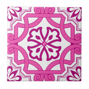 Pink Mosaic Portuguese Mediterranean Tile