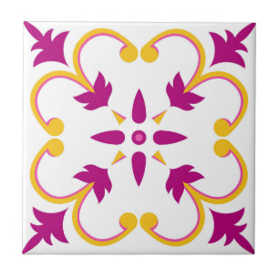 Pink Mosaic Portuguese Mediterranean Tile