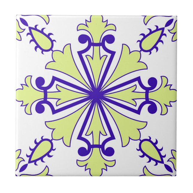 Pink Mosaic Portuguese Mediterranean  Tile (Front)