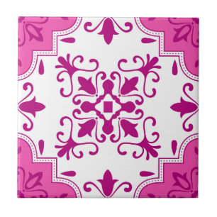 Pink Mosaic Portuguese Mediterranean Tile