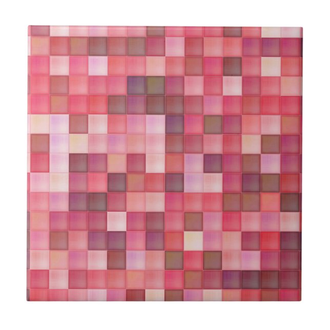 Pink Mosaic Tile (Front)