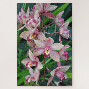 Pink moth orchids jigsaw puzzle