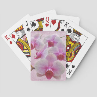 Pink Moth Orchids - Phalaenopsis Playing Cards