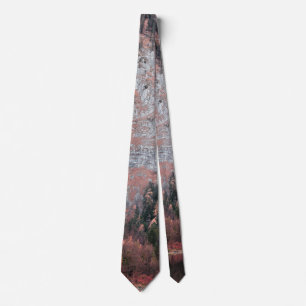 Pink Mountain Blues Tie