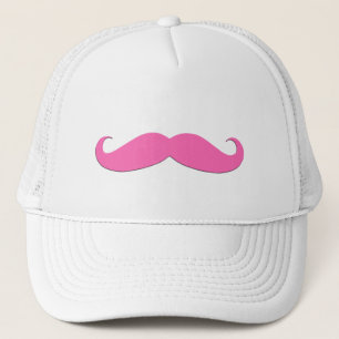 Pink Moustache Humour Create Your Own Trucker Hat