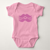 Pink Moustaches shirt – choose style, colour