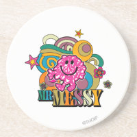 Pink Mr. Messy | Colourful Swirls & Stars