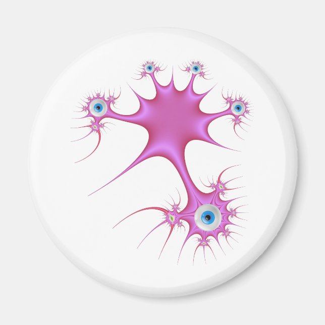 Pink Mu Magnet (Front)