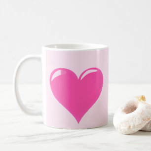 Pink Mug with Heart