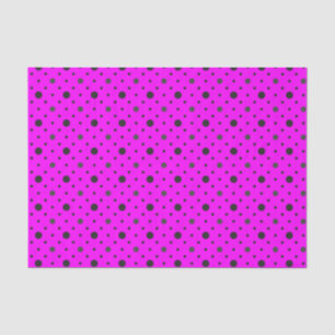 Pink & Multi-sized Polka Dots Tissue Paper