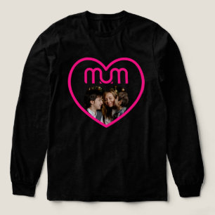 Pink MUM Love Photo frame Tri-Blend Shirt
