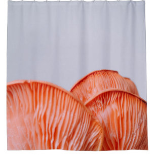 PINK MUSHROOMS SHOWER CURTAIN