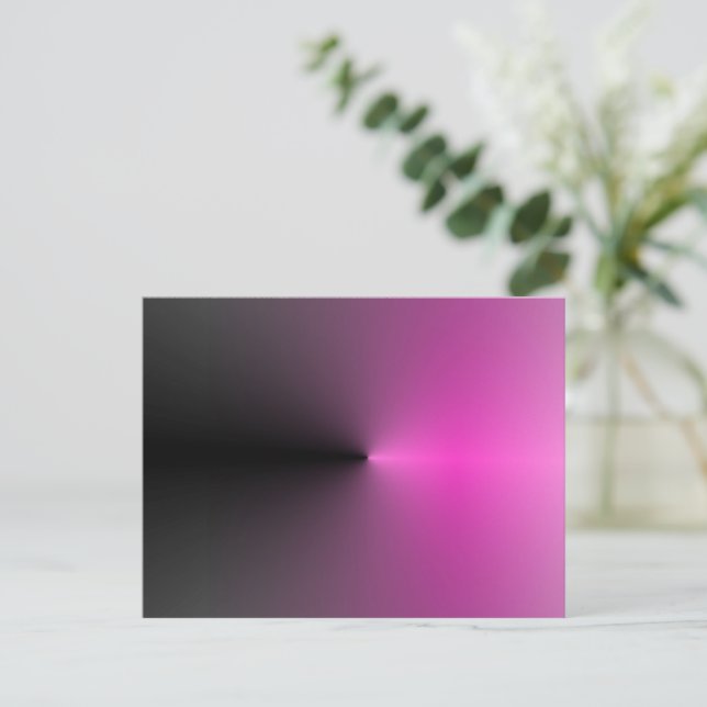 Pink-n-Black Point Postcard (Standing Front)