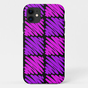 Pink-n-Purple Squiggles Case-Mate iPhone Case