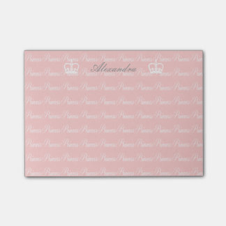Pink-n-White Princess Custom Post-it Notes