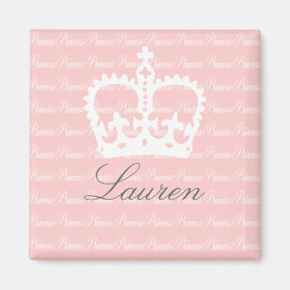 Pink-n-White Princess Magnet