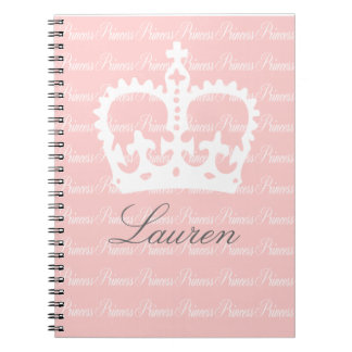 Pink-n-White Princess Notebook