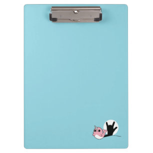 Pink Narwhal ASL I Love You – Deaf Culture Design Clipboard