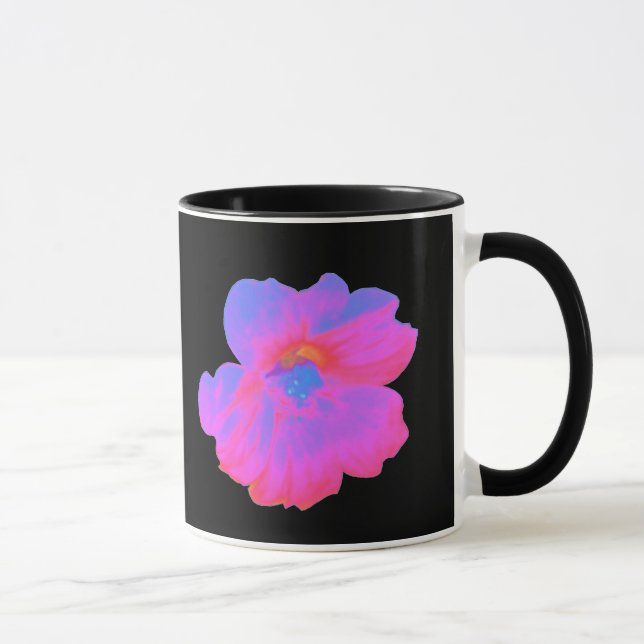 Pink Nasturtium Coffee Mug (Right)