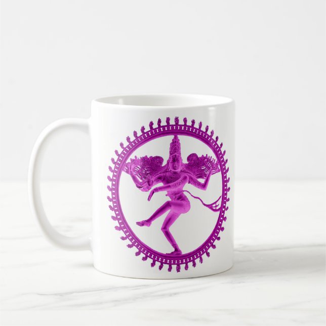 Pink Nataraja Coffee Mug (Left)