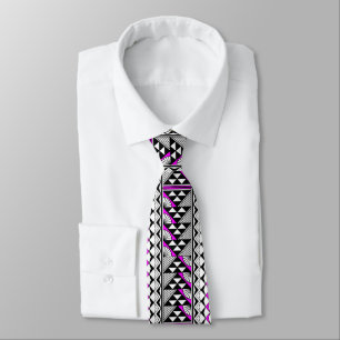 Pink Native Sun and Rain Tie