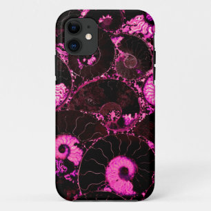 Pink Nautilus fossil shell pattern  Case-Mate iPhone Case