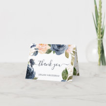 Pink Navy Floral Baby Shower