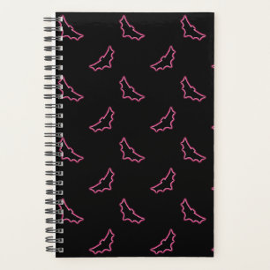Pink Neon Bats Planner