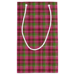 Pink-Neon-Brown Coll. Plaid 01-GIFT BAG s