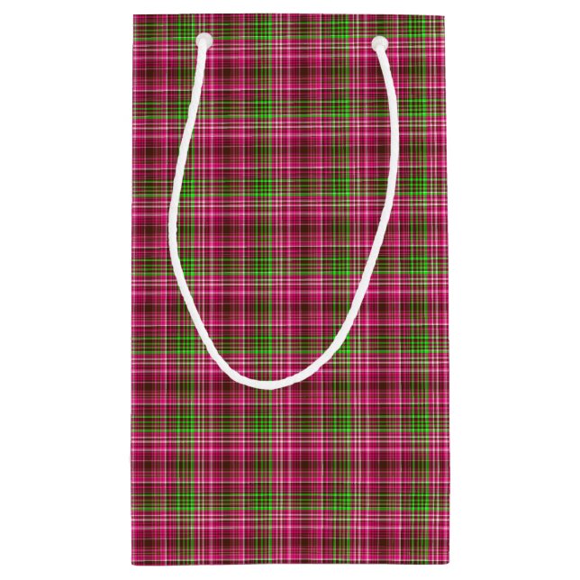 Pink-Neon-Brown Coll. Plaid 01-GIFT BAG s (Back)