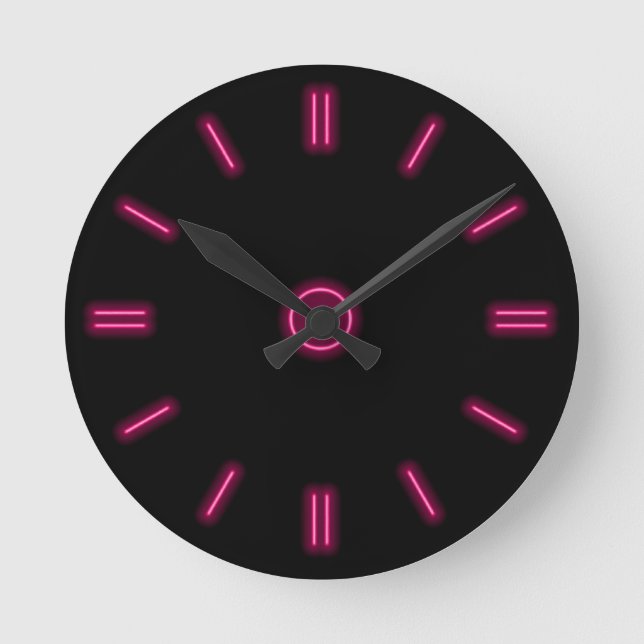 Pink Neon Clock (Front)
